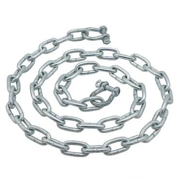 Extreme Max 3006.6572 BoatTector Galvanized Steel Anchor Chain - 5/16" x 5' with 3/8" Shackles