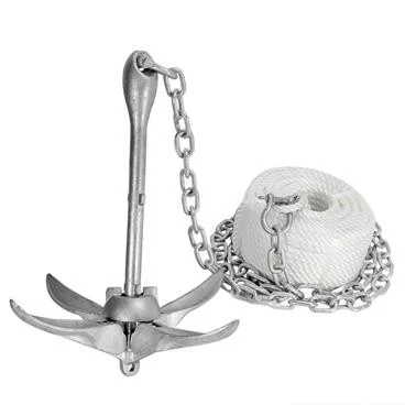Extreme Max 3006.6705 BoatTector Complete Grapnel Anchor Kit for Small Boats, Jon Boats, Flat Bottoms, Inflatable Boats, etc. - 5.5 lbs.