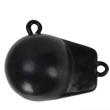 Extreme Max 3006.6726 Coated Ball-with-Fin Downrigger Weight - 6 lbs.