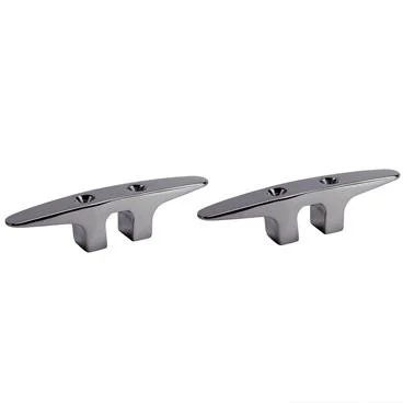 Extreme Max 3006.6759.2 Soft Point Stainless Steel Dock Cleat - 4.5, Value 2-Pack