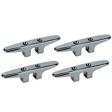 Extreme Max 3006.6762.4 Soft Point Stainless Steel Dock Cleat - 6, Value 4-Pack