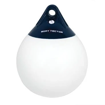 Extreme Max 3006.7324 BoatTector A Series Buoy - 7.5" x 11", White/Blue