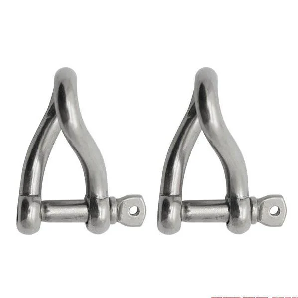 Extreme Max 3006.8222.2 BoatTector Stainless Steel Twist Shackle - 1/2", 2-Pack
