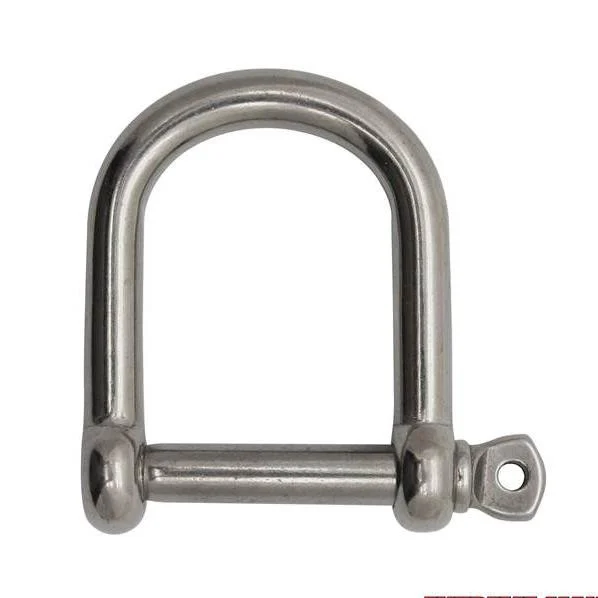 Extreme Max 3006.8228 BoatTector Stainless Steel Wide D Shackle - 5/16"