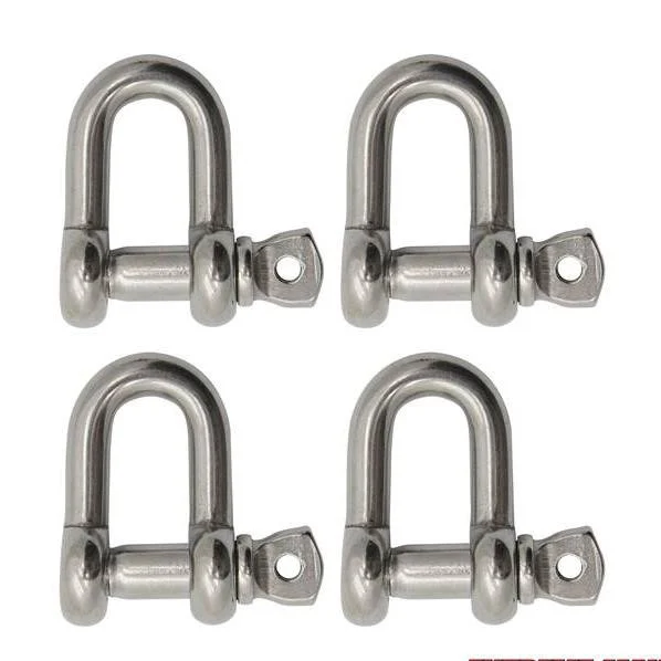 Extreme Max 3006.8276.4 BoatTector Stainless Steel Chain Shackle - 5/8", 4-Pack