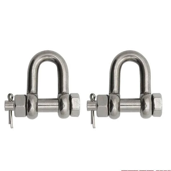 Extreme Max 3006.8348.2 BoatTector Stainless Steel Bolt-Type Chain Shackle - 7/16", 2-Pack