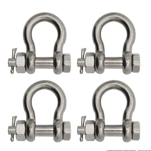 Extreme Max 3006.8387.4 BoatTector Stainless Steel Bolt-Type Anchor Shackle - 7/8", 4-Pack