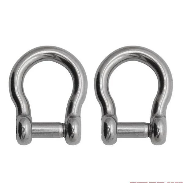 Extreme Max 3006.8414.2 BoatTector Stainless Steel Bow Shackle with No-Snag Pin - 1/2", 2-Pack