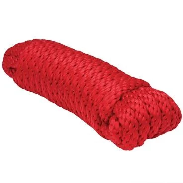 Extreme Max 3008.0121 Solid Braid MFP Utility Rope - 1/2" x 10', Red
