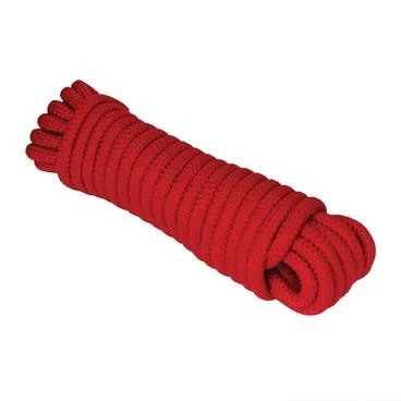 Extreme Max 3008.0346 16-Strand Diamond Braid Utility Rope - 3/8" x 25', Red