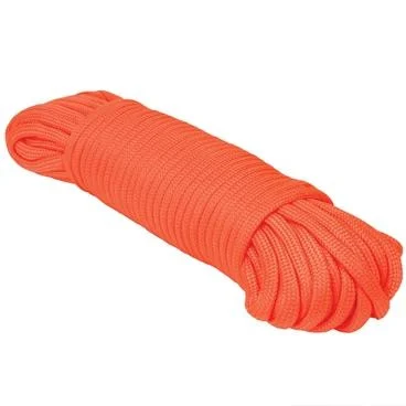 Extreme Max 3008.0487 Neon Orange Type III 550 Paracord Commercial Grade - 5/32" x 25'