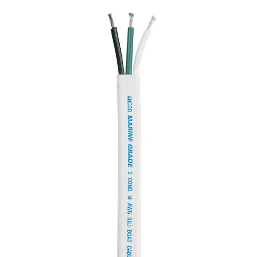 Ancor 14/3 White Safety Triplex Wire 100' 131510