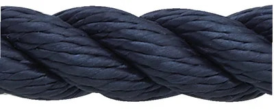 New England Ropes - Dockline 1/2 X 25 Nylon Navy - 60531600025