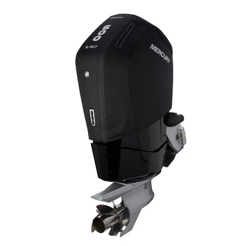 OEM Mercury 7.6L V12 600hp Outboard Vented Splash Cover (Black) 8M0228528