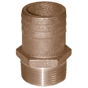 Groco 2-1/2 Npt X 2-3/4 Id Hose Barb Ff-2500