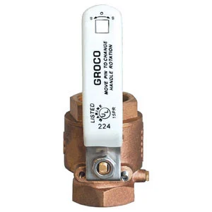 Groco Bronze In-Line Ball Valve G 3 Ibv-3000 Bspp