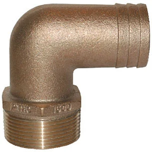Groco 3"npt-90" x 3"hose Pthc-3000