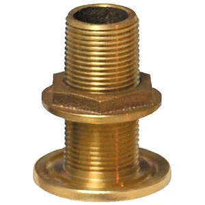 Groco 1-1/4" BSPP Bronze Thru Hull Th-125-W