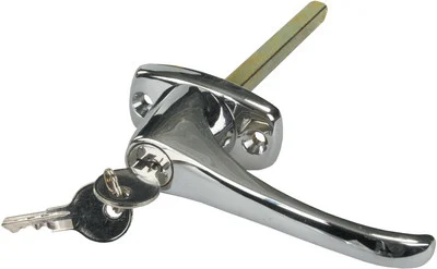 JR Products - Locking L Handlechrome - 10895