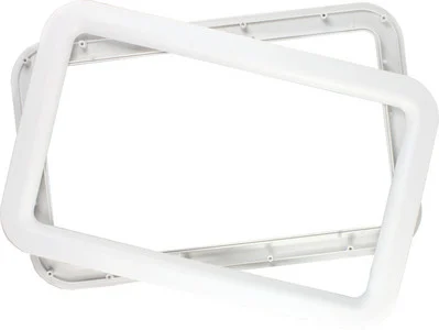 JR Products - Deluxe Door Window Frame Wht - 11011