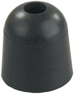 JR Products - 1in Rubber Bumper Black - 11745