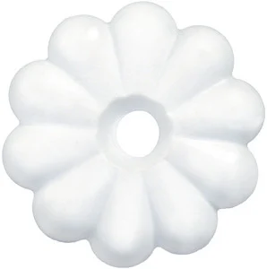 JR Products - Plastic Rosetteswhite - 20455