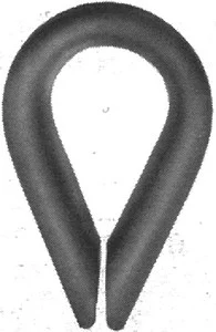 Chicago Hardware - Thimble Rope Galv 1in - 225557
