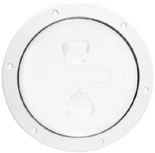 Beckson Marine - Deckplate 4in White Non-skid - DP42W
