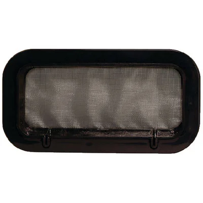 Beckson Marine Port Opening Black/Smoke 5 x 12" Po512Dbs20