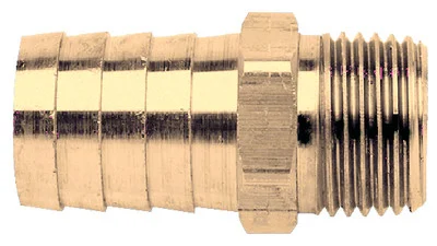 Brass Fittings - 3/8h X 1/4p Male Hose Barb - 32012