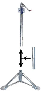 Rieco-Titan Products - Heavy Duty Tripod Lift Ext Set - 12284
