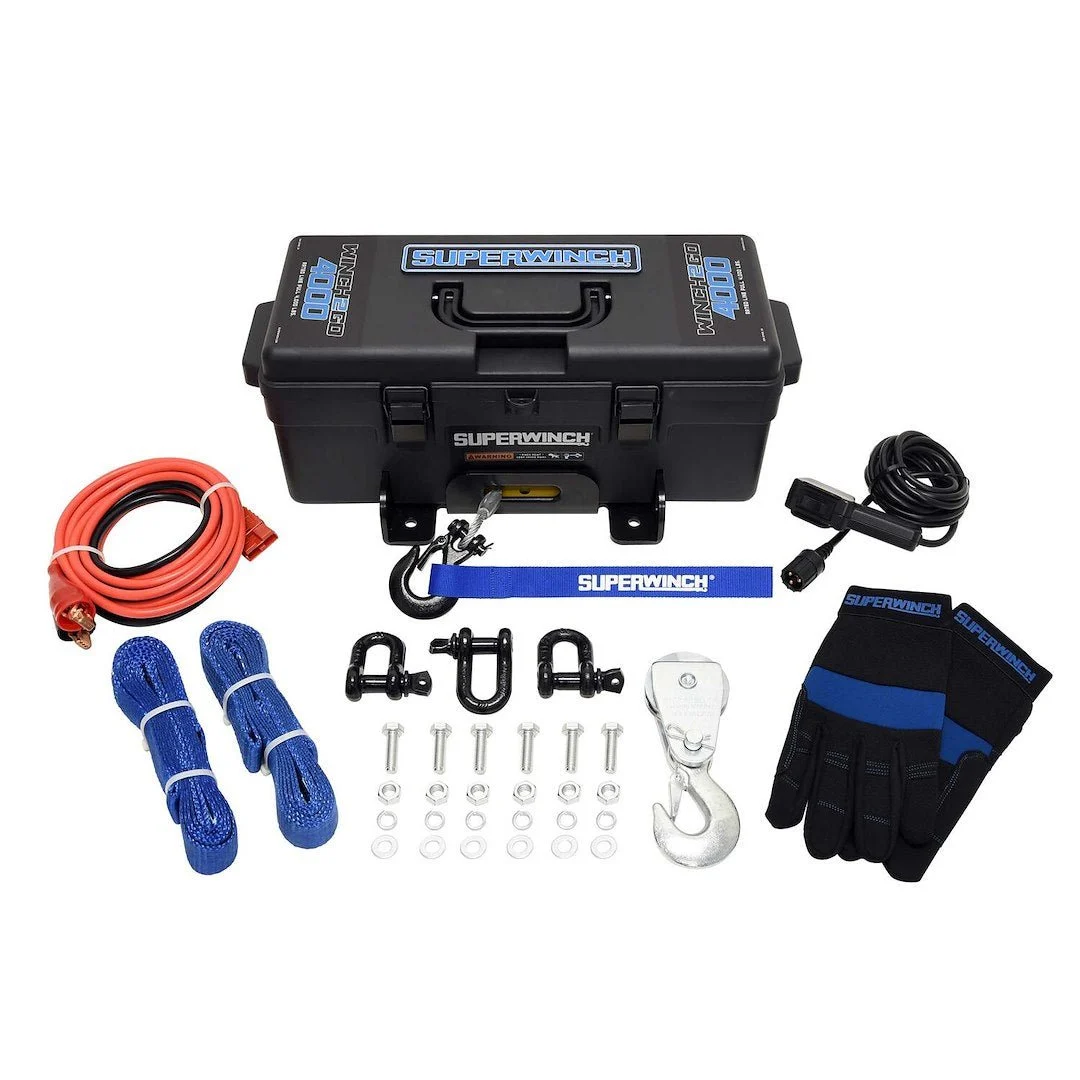 Superwinch 4 000Lb 12V W/Wire Rope – Marine Electrical Replacement Part