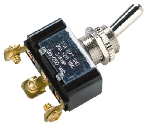 Seachoice 12111 2 Position Toggle Switch With 3 Screw Terminals On/On
