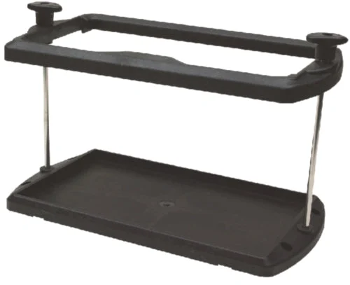 Seachoice 21961 Premium Battery Tray With Stainless Steel Hold Down Rods