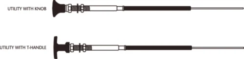 Seastar CC34330 SeaStar Solutions 33LU Control Cablew/Knob/T-handle