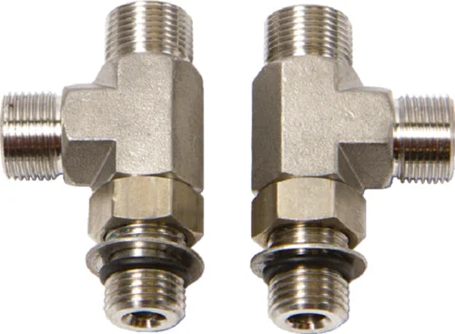 Seastar HF6006 SeaStar HF6006 Stainless Steel Vertical Tee Fitting for SeaStar Steering Cylinders & Helm Pumps <SPACER TYPE=HORIZONTAL SIZE=1> 2 per Kit