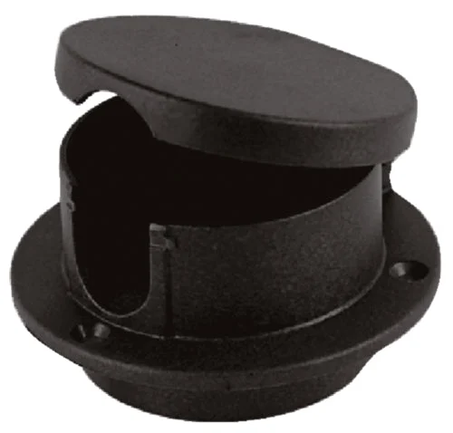 Perko 1057DP0BLK Rope Deck Pipe Plastic Black