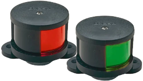 Perko 1601DP0BLK Sidelights 12V Base Down Pr/Cd
