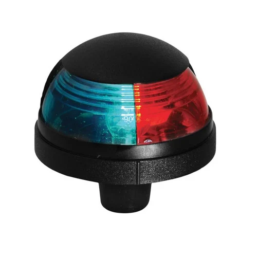 Attwood Marine Pulsar™ 1-Mile Deck Mount, Bi-Color Red/Green Combo Sidelight - 12V - Stainless Steel Housing 5045-7