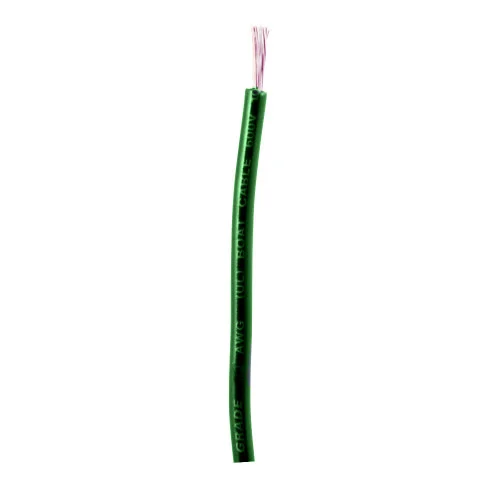 Ancor 6 Ga Green Tinned Wire 100' 112310