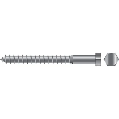 Seachoice 1/4 x 1 1/2 Lag Screw SS 25/Bg Sc1262