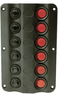 Seachoice - Switch Panel Led 6 Gang - 12331