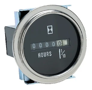 Seachoice - Hour Meter Chrome Bezel - 15301