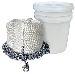 Seachoice - 1/2 X300'rope W 1/4 X15' Chain - 44564