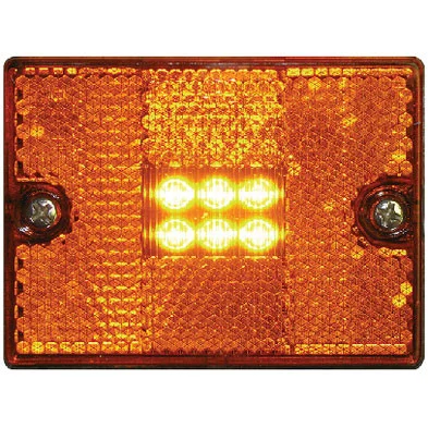 Seachoice LED Amber Square Stud-Mount Mcl36Assch