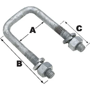 Seachoice Square U-Bolt-1 9/16 x 3 9/16 57201