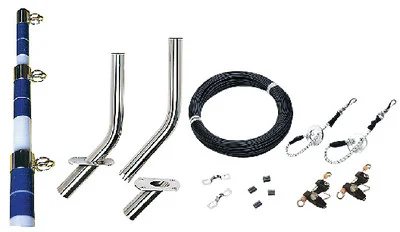 Seachoice - Outrig.kit-15'wht/blu-complet - 88251