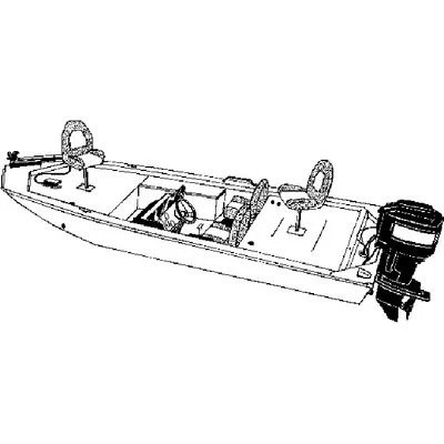 Carver Covers 17' Jon Boat Camo Cover 77817C-Sg