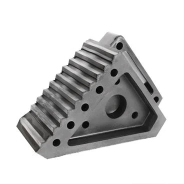 Extreme Max 5001.5772 Heavy-Duty Solid Rubber Wheel Chock with Handle