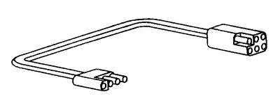 RV Pigtails - 6-4 Way 38  Pig Black-jayco - 30010